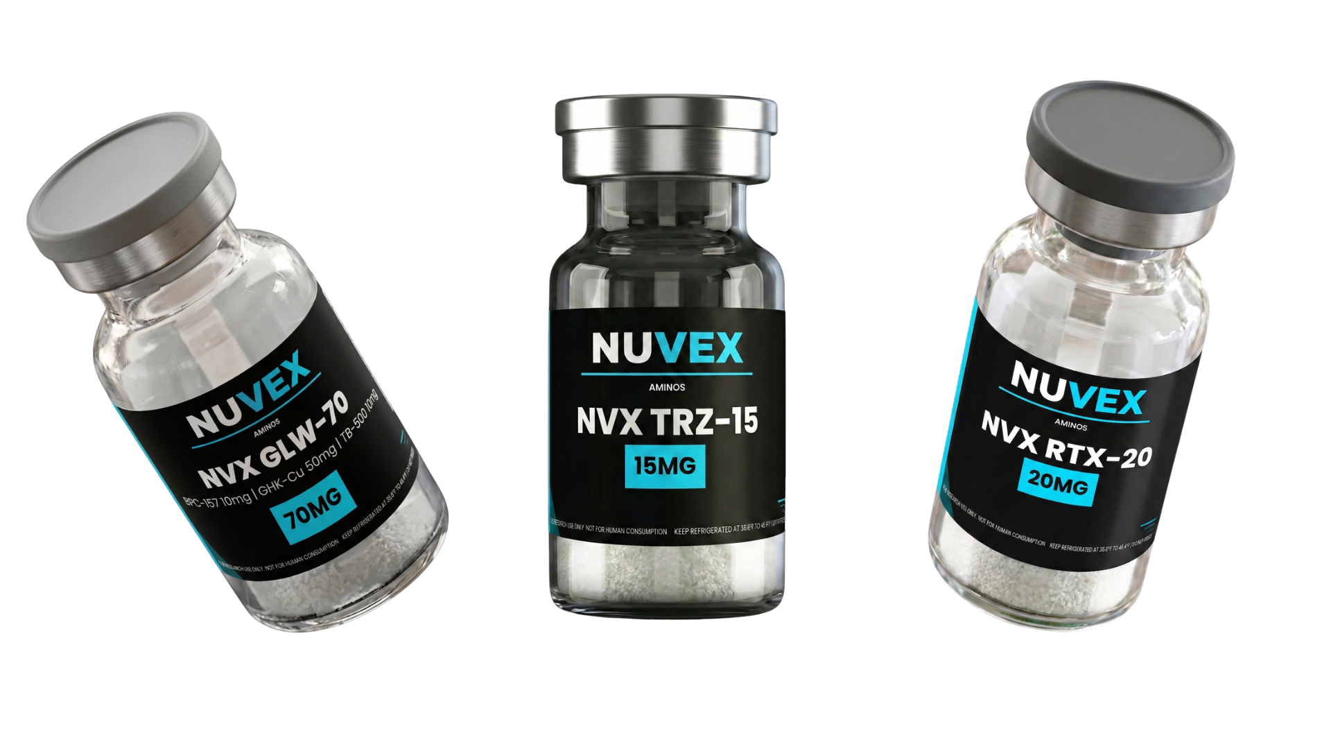 Nuvex peptide vials